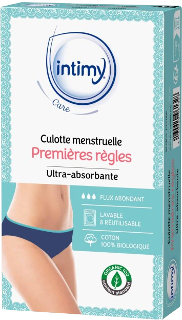 Culotte menstruelle premières règles - Intimy Care
